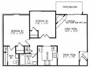 2BR/1BA
