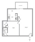 One Bedroom Floor Plan