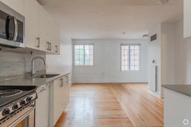 Living Area/Kitchen - 1BR/1BA 403