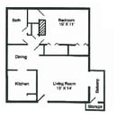 1BR/1BA