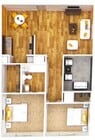 Two Bedroom/ One Bath plus W/D connections-Modern