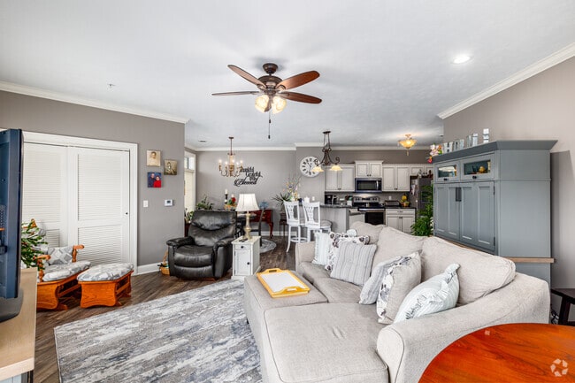 2BR, 1BA - 1,129SF - Living Room