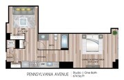 674 sq ft