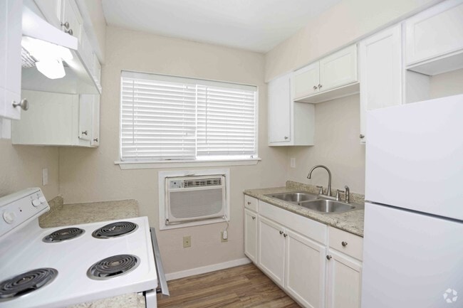STUDIO - 400SF - KITCHEN - Lancaster Twins Apartments