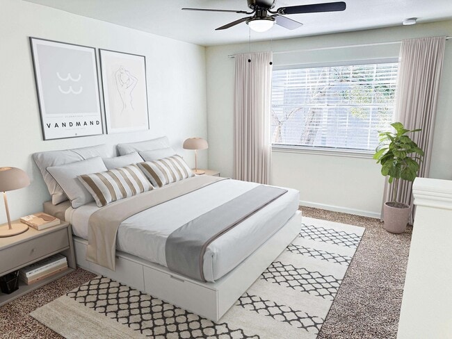 Dormitorio de casa adosada - Ventana