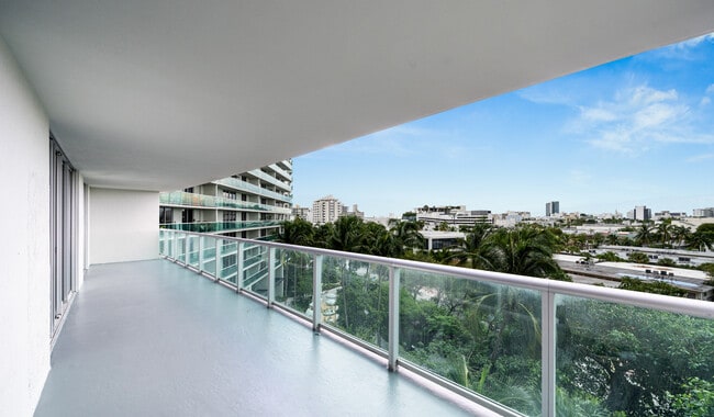 Enjoy views from your spacious balcony