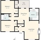 2BR/1BA