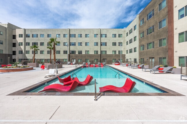 Resort-Style Pool with Lounges