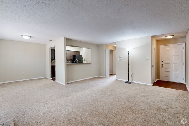 1BD, 1BA - 950SF - Living Room - The Oakley at Hillcrest