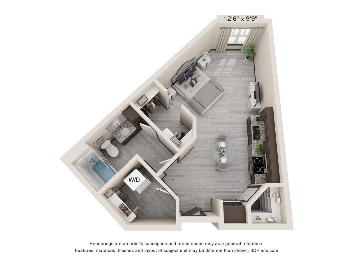 Spacious, Brand-New Studio Apartment - Spacious, Brand-New Studio Apartment Unidad APT. D107