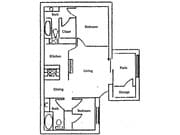 2BR/2BA