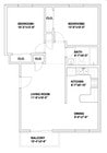 2BR/1BA