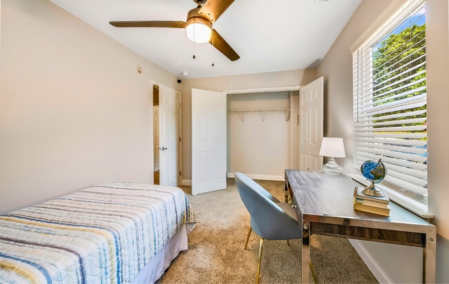 Two Bedroom second bedroom at Oak Pointe Apartments in Burlington, NC