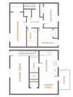 3 Bedrooms, 1.5 Bath Floor Plan