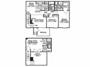 Floorplan 3 bedroom/3 bath