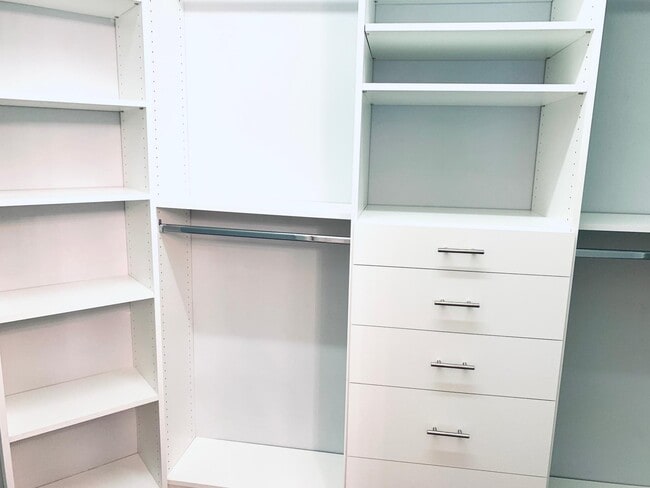 upgraded closet