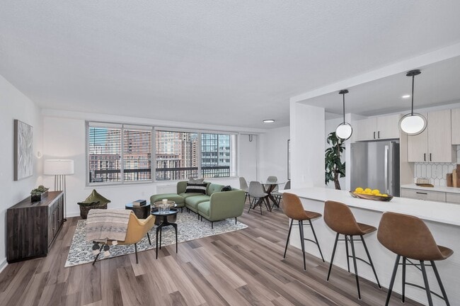 Open floor plan designs - Crystal Towers