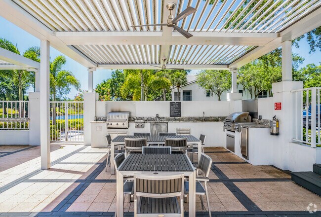 Pool Deck BBQ Area