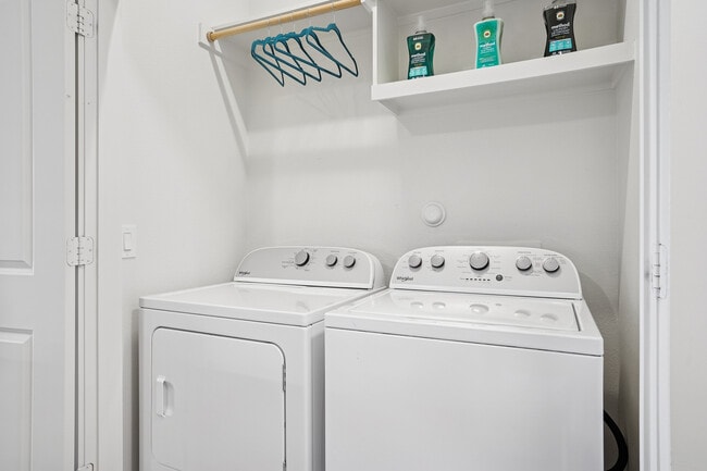 In-unit washer and dryer