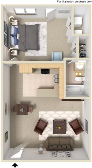 Wesley South At East Carolina Apartments For In Greenville Nc 1 Bedroom Floor Plan Wesley South At East Carolina Apartments