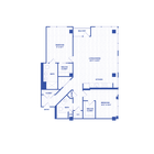 B10 floor plan Watermark at Buzzard Point