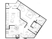 1BR/1BA