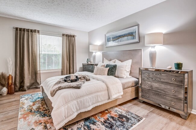 Newly Renovated Primary Bedroom - Collier Park Apartments