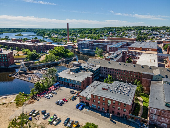Riverdam is located alongside the Saco River