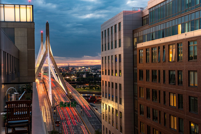 Breathtaking views of the Zakim Bridge from select apartments - The Victor by Windsor Apartments