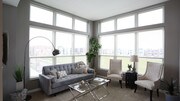Sala de estar - 1HAB, 1BA - 755 ft² - The Ella