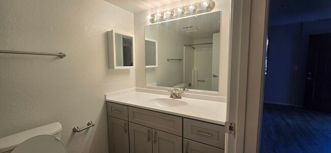 Generous storage cabinets