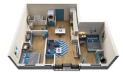 Plan 3 - 2BED_1BATH TYPE 1