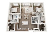 3D K Floor Plan
