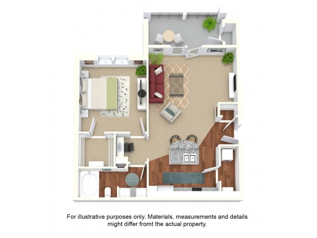 Keating 3rd Floor Back - One Bedroom One Bath - Keating - Style 1