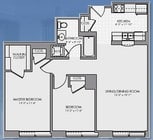 2BR/1BA