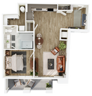 A18 floor plan The Seventeen Hundred on East