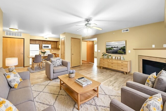 Living Room - Prairie Bend Apartments