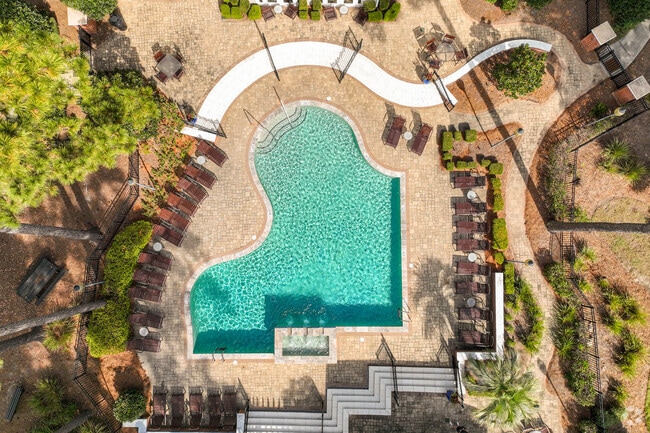 Pool Area - Abberly West Ashley Apartment Homes