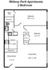 2BR/1BA
