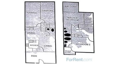 Floor Plan - Maple Gardens Apartments