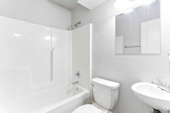 3BR, 2BA - 1,100SF - First Bathroom