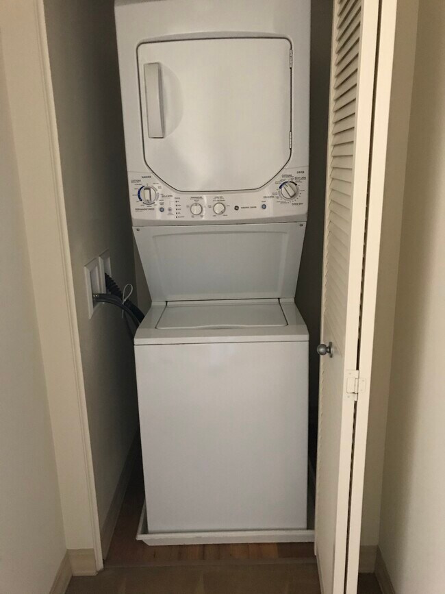 Washer/Dryer in your apartment