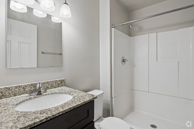 4BR, 2BA - 1,200SF - Primary Bathroom - Elevations One
