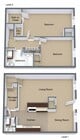 2 BR, 1.5 BA - 946 SF