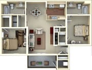 2BR/2BA