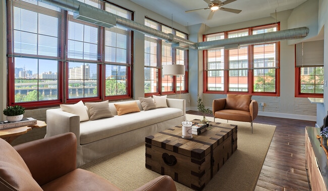 Spacious living room area