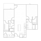 The Oslo - B2, Two Bedroom Floor Plan