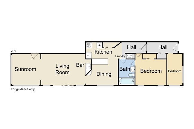 Two Bedroom, One bathroom, sunroom - 323 4th St NE