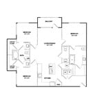 C1HC | 3 bed 2.5 bath | 1404 sq ft