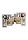 Explore the elegant layout of these twin apartments, offering modern amenities and comfort.
